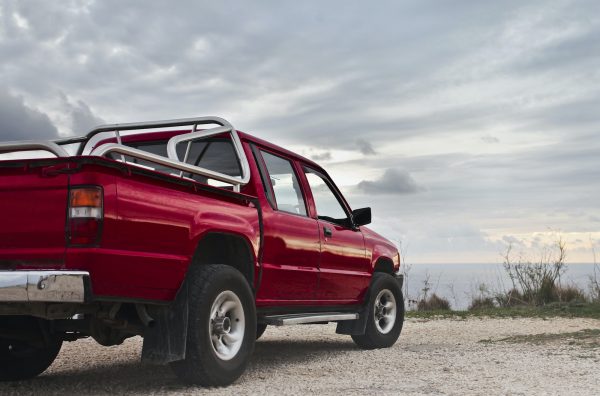 A truck that can be used as collateral for a title loan.